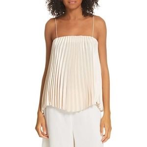 NWT Vince Pleated Spaghetti Strap Camisole